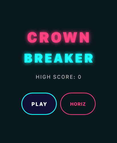 Crown Breaker title screen